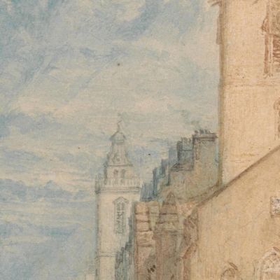 High Street Edinburgh Joseph Mallord William Turner jwt57 canvas print