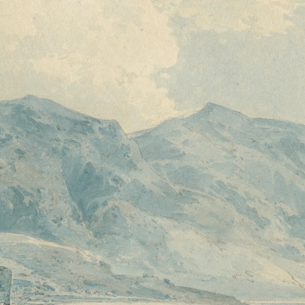 Ilam Rock Dovedale Derbyshire Joseph Mallord William Turner jwt58 canvas print