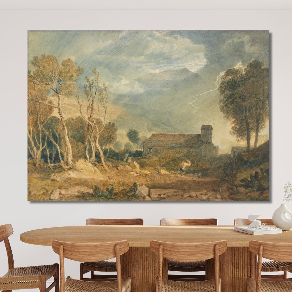 Ingleborough From Chapel-Le-Dale Joseph Mallord William Turner jwt60 canvas print 