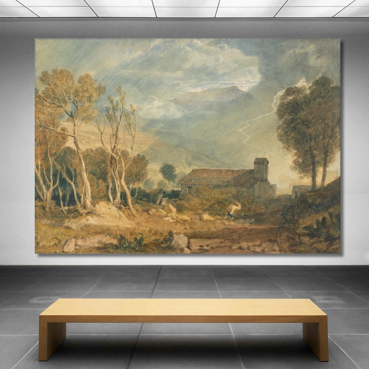 Ingleborough From Chapel-Le-Dale Joseph Mallord William Turner jwt60 canvas print 