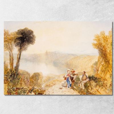 Lake Albano Italy Joseph Mallord William Turner jwt64 canvas print 