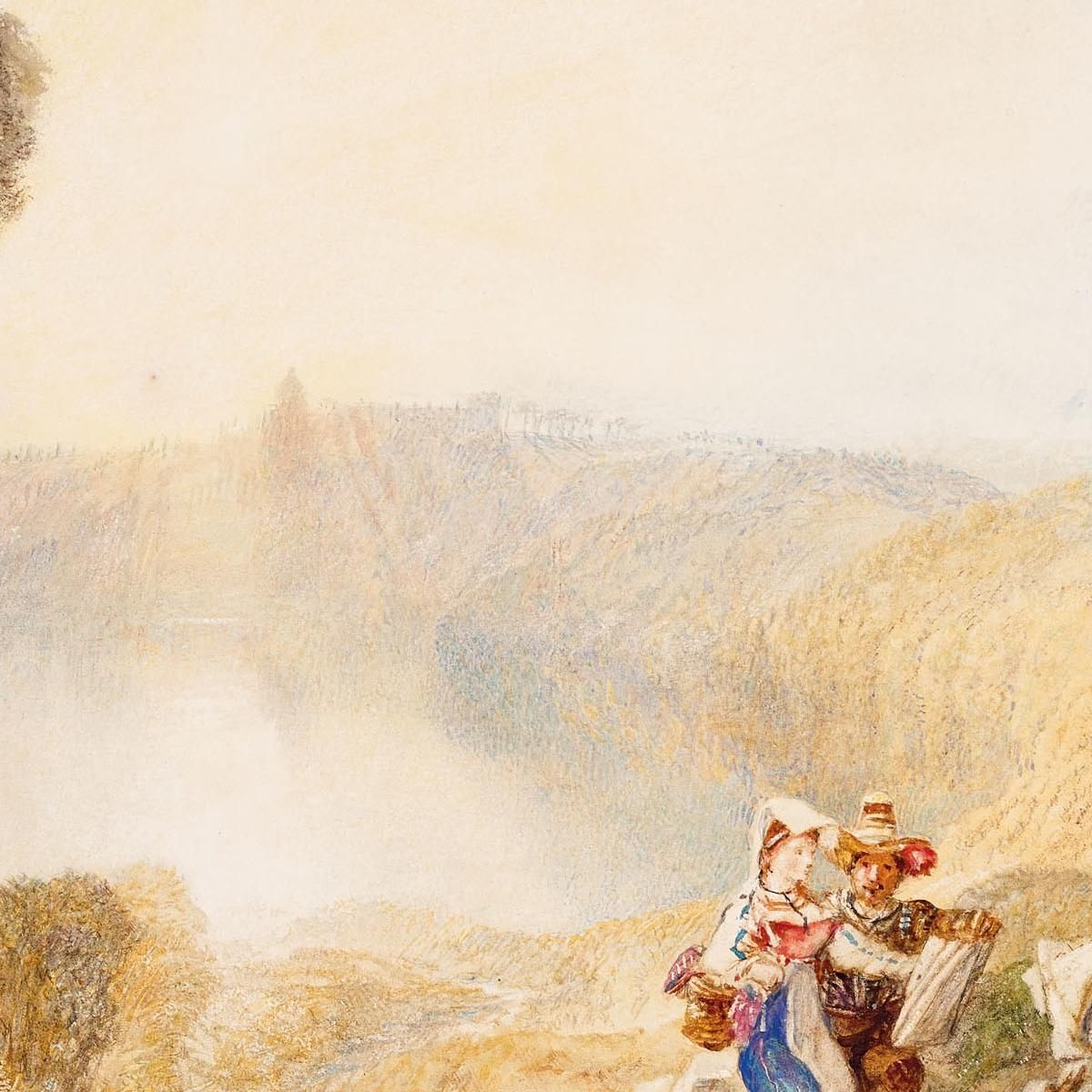 Lake Albano Italy Joseph Mallord William Turner jwt64 canvas print