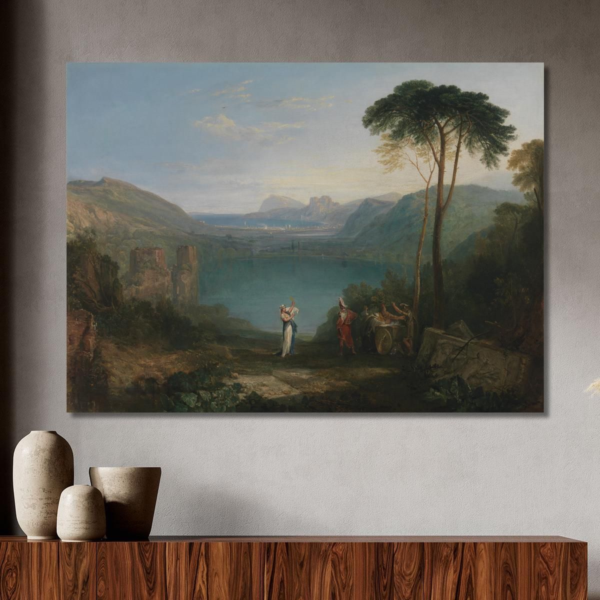 Lake Avernus_ Aeneas And The Cumaean Sybil Joseph Mallord William Turner jwt65 canvas print 