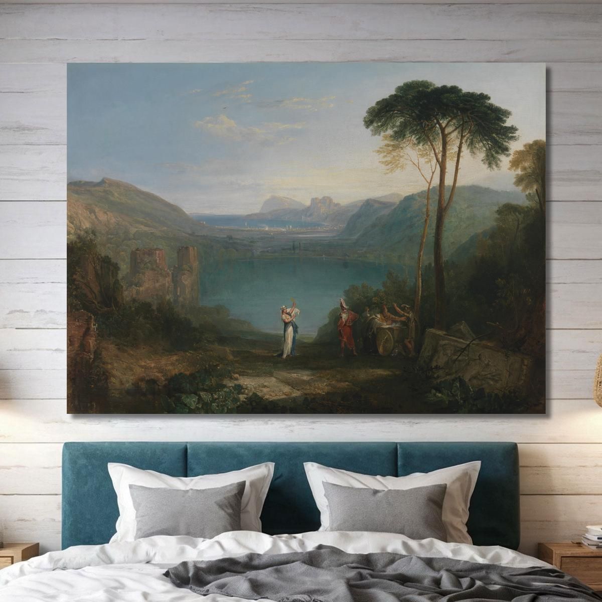 Lake Avernus_ Aeneas And The Cumaean Sybil Joseph Mallord William Turner jwt65 canvas print 