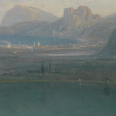 Lake Avernus_ Aeneas And The Cumaean Sybil Joseph Mallord William Turner jwt65 canvas print