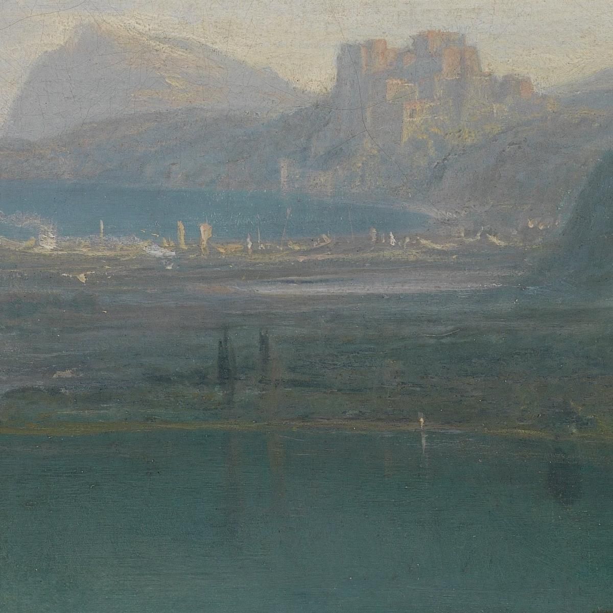 Lake Avernus_ Aeneas And The Cumaean Sybil Joseph Mallord William Turner jwt65 canvas print
