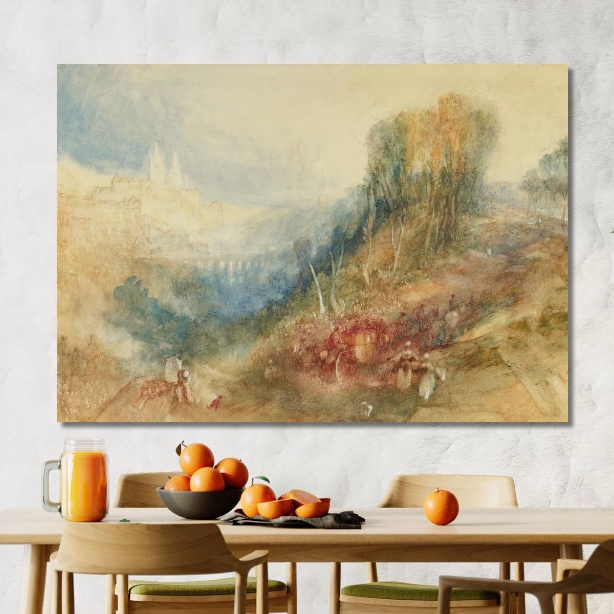 Lausanne From The West Joseph Mallord William Turner jwt67 canvas print 