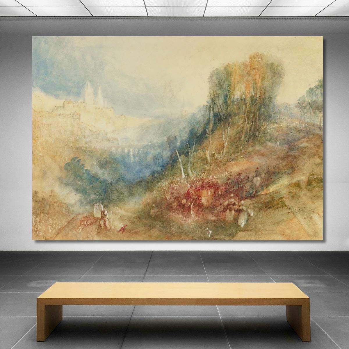 Lausanne From The West Joseph Mallord William Turner jwt67 canvas print 