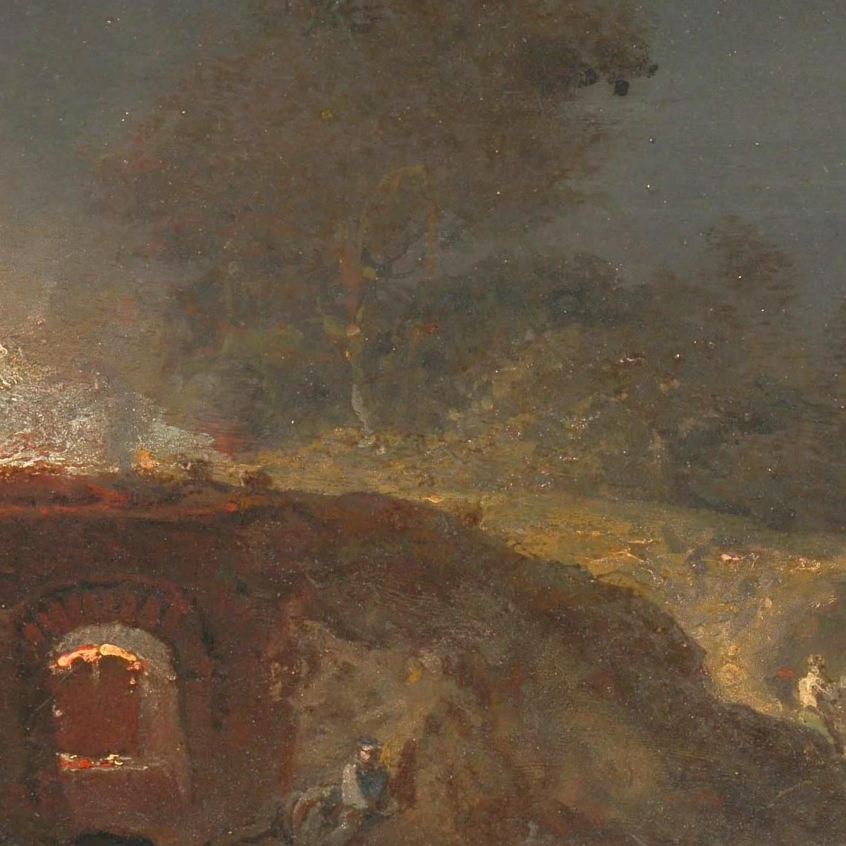Limekiln At Coalbrookdale Joseph Mallord William Turner jwt69 canvas print