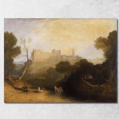 Linlithgow Palace Joseph Mallord William Turner jwt71 canvas print 