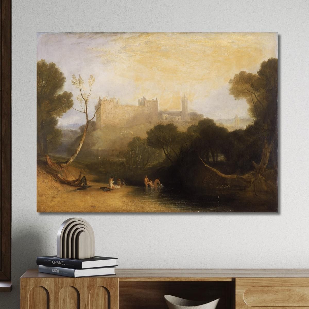 Linlithgow Palace Joseph Mallord William Turner jwt71 canvas print 