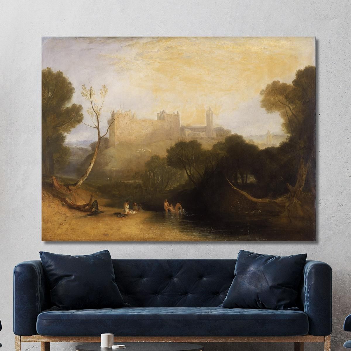 Linlithgow Palace Joseph Mallord William Turner jwt71 canvas print 