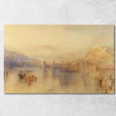 Lucerne From The Lake Joseph Mallord William Turner jwt73 canvas print 