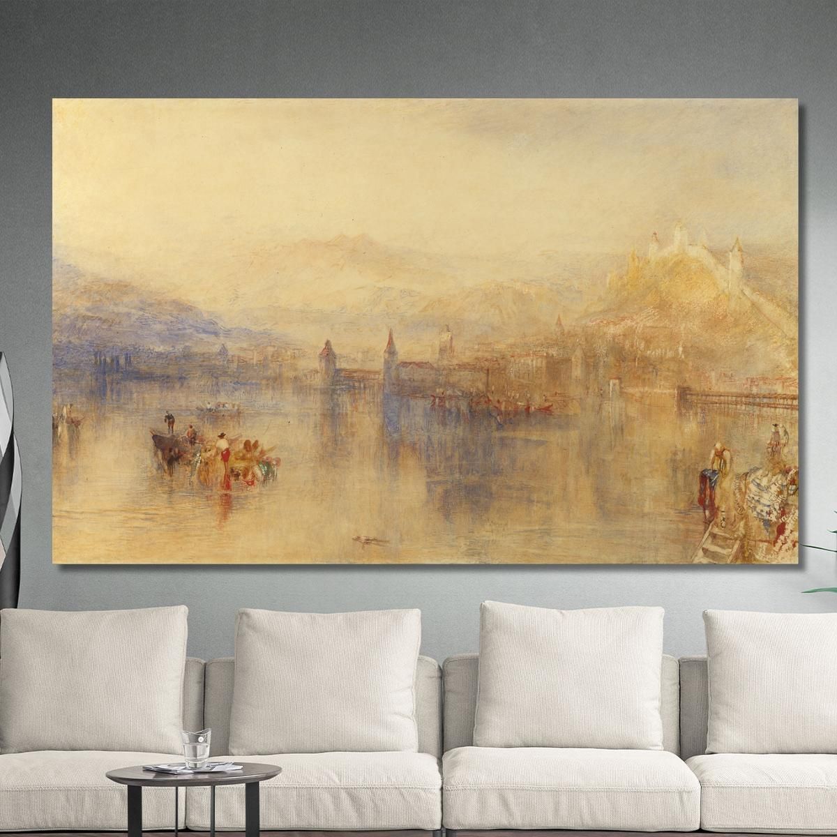 Lucerne From The Lake Joseph Mallord William Turner jwt73 canvas print 