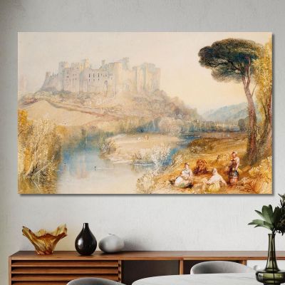 Ludlow Castle Shropshire Joseph Mallord William Turner jwt74 canvas print 