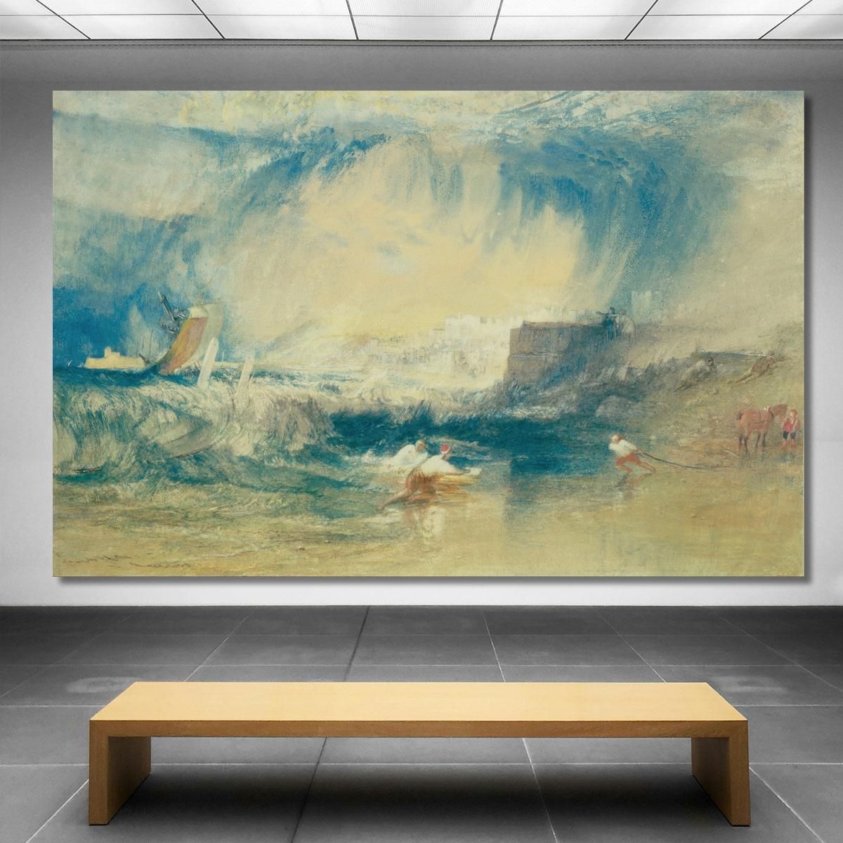 Lyme Regis Dorsetshire England Joseph Mallord William Turner jwt77 canvas print 