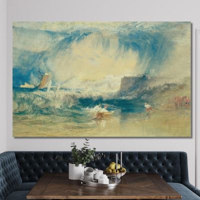 Lyme Regis Dorsetshire England Joseph Mallord William Turner jwt77 canvas print 