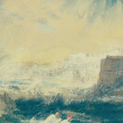 Lyme Regis Dorsetshire England Joseph Mallord William Turner jwt77 canvas print