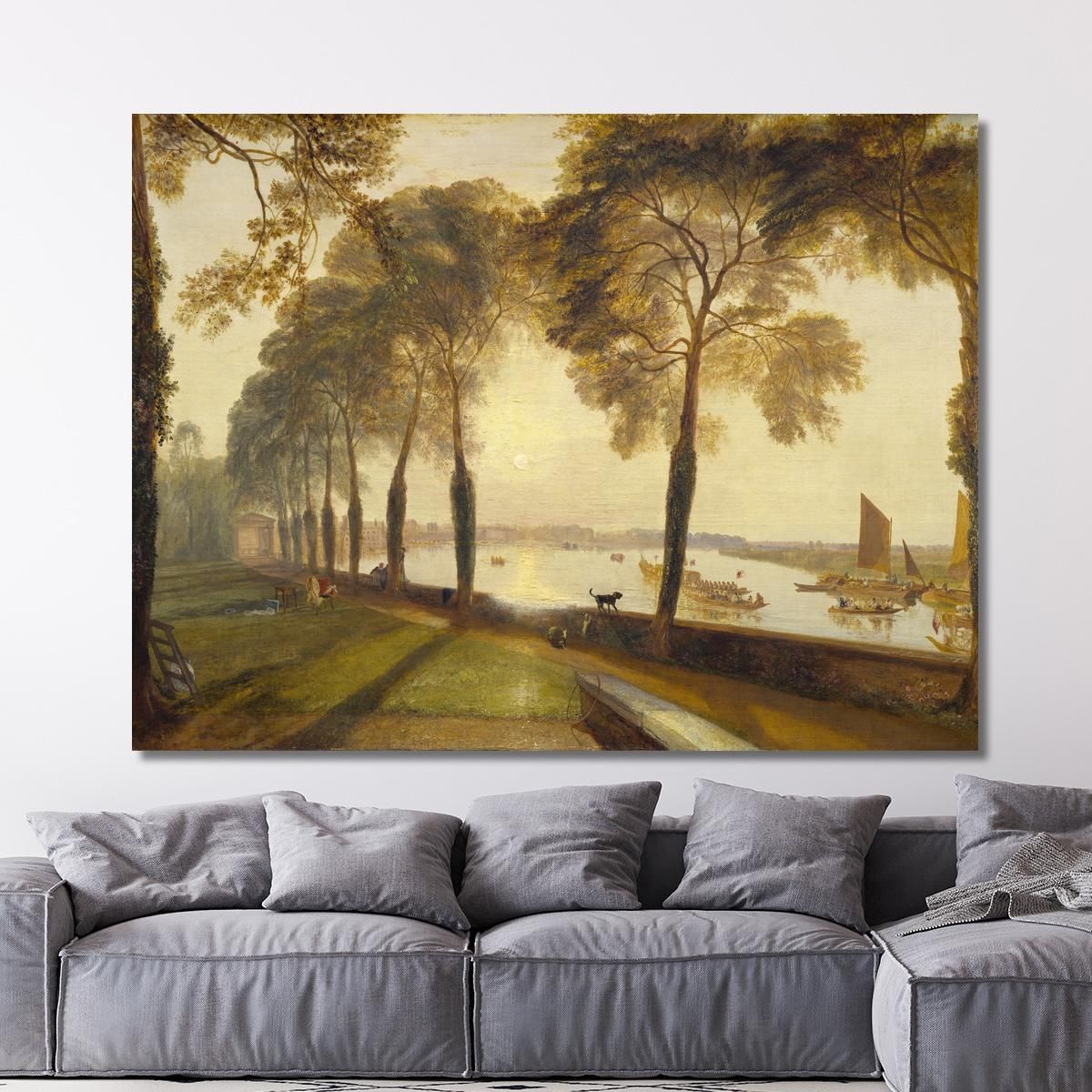 Mortlake Terrace Joseph Mallord William Turner jwt82 canvas print 