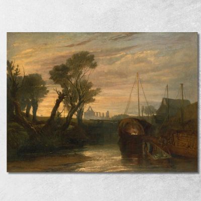 Newark Abbey Joseph Mallord William Turner jwt85 canvas print 