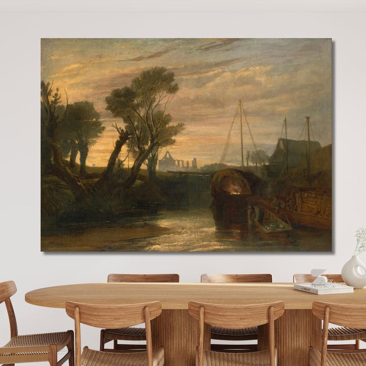 Newark Abbey Joseph Mallord William Turner jwt85 canvas print 