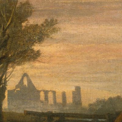 Newark Abbey Joseph Mallord William Turner jwt85 canvas print