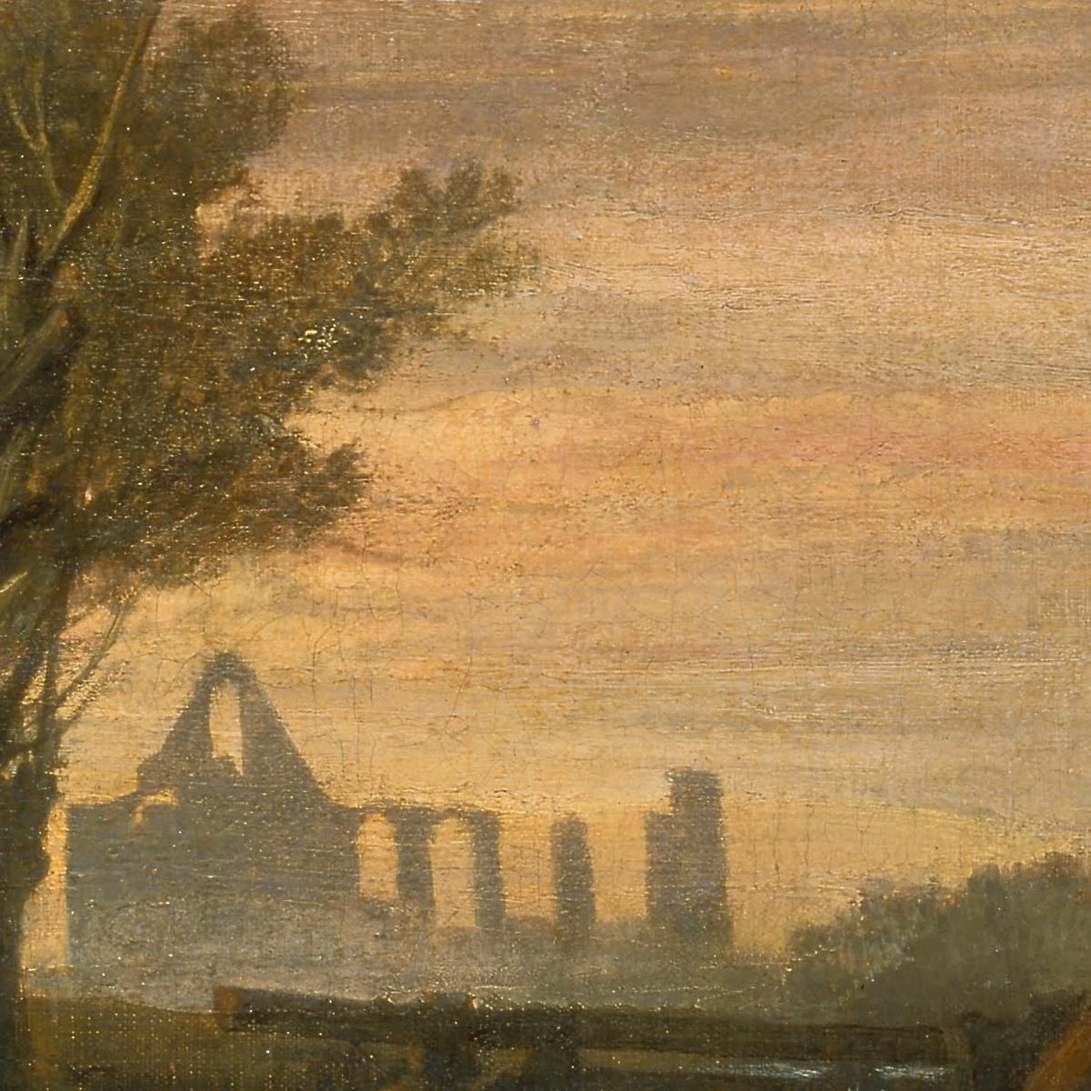 Newark Abbey Joseph Mallord William Turner jwt85 canvas print