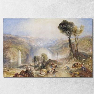 Oberwesel Joseph Mallord William Turner jwt88 canvas print 