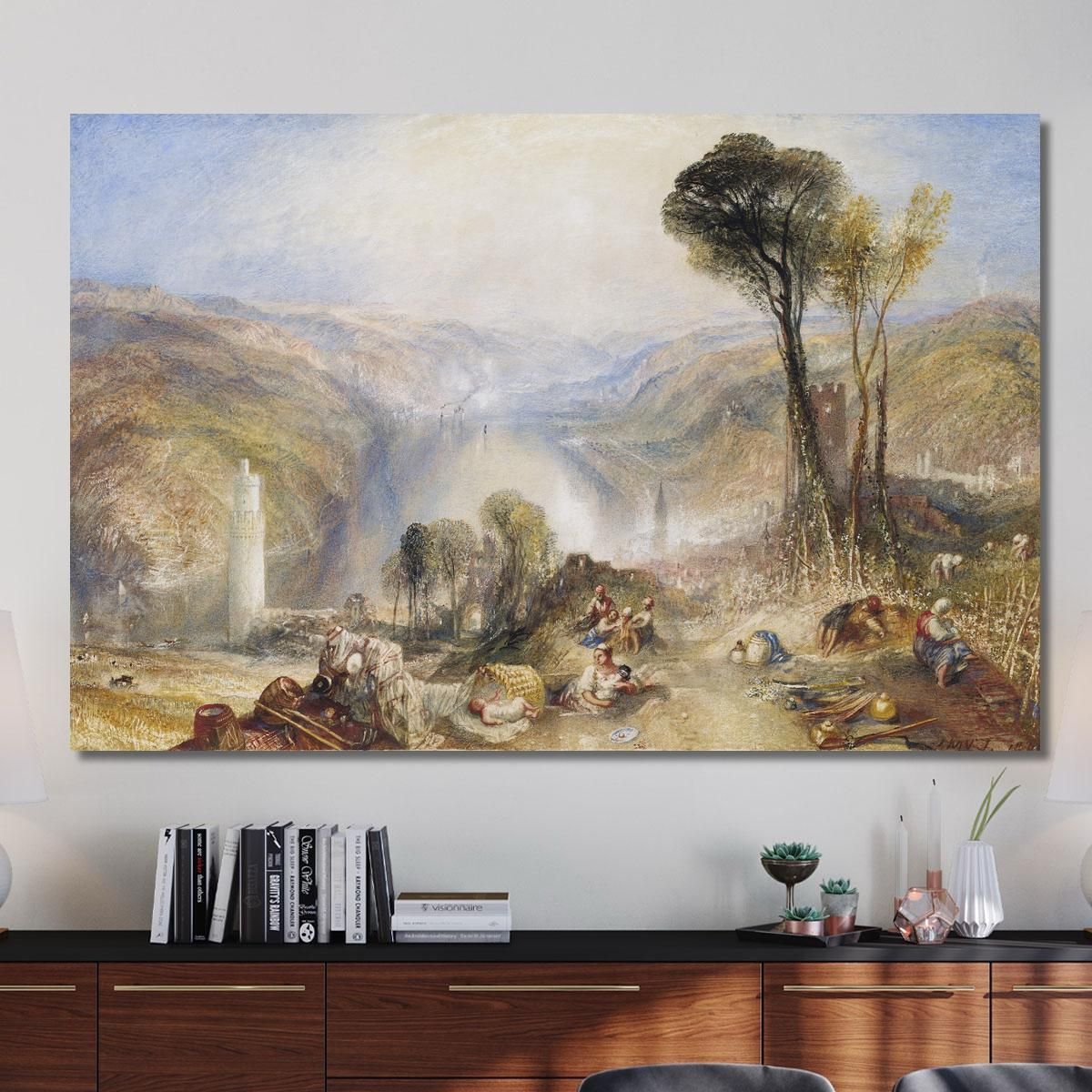 Oberwesel Joseph Mallord William Turner jwt88 canvas print 