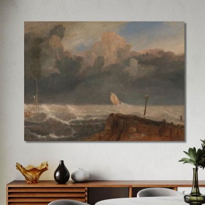 Port Ruysdael Joseph Mallord William Turner jwt92 canvas print 