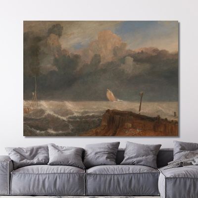 Port Ruysdael Joseph Mallord William Turner jwt92 canvas print 