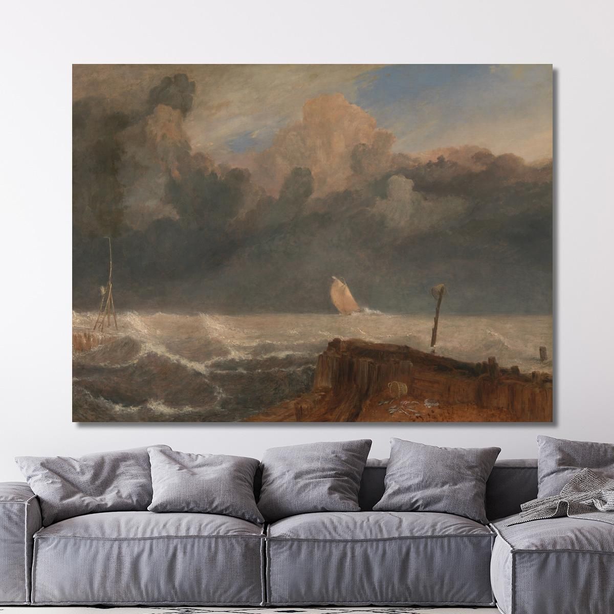 Port Ruysdael Joseph Mallord William Turner jwt92 canvas print 