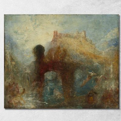 Queen Mab'S Cave Joseph Mallord William Turner jwt93 canvas print 