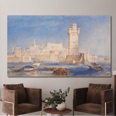 Rhodes Joseph Mallord William Turner jwt95 canvas print 