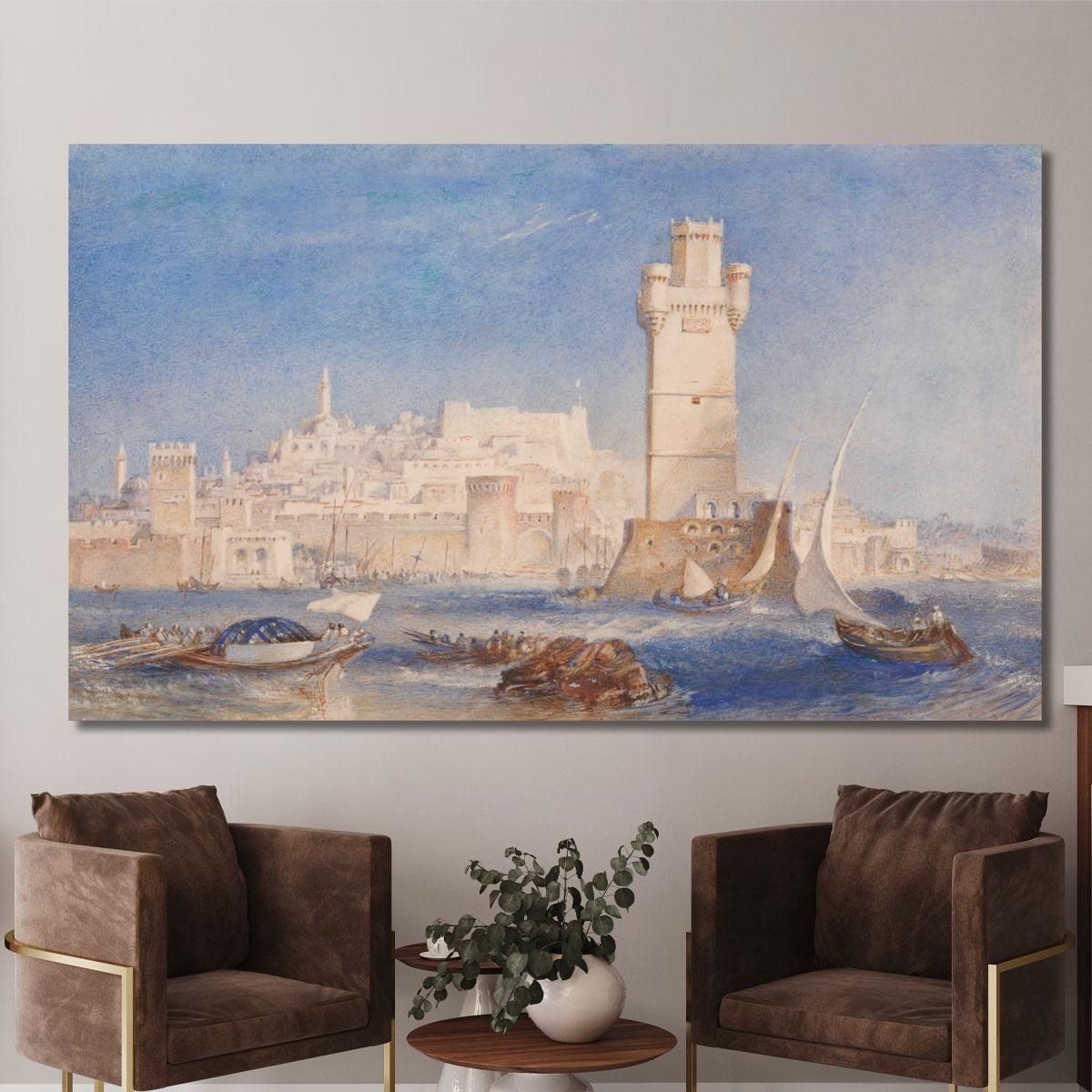 Rhodes Joseph Mallord William Turner jwt95 canvas print 