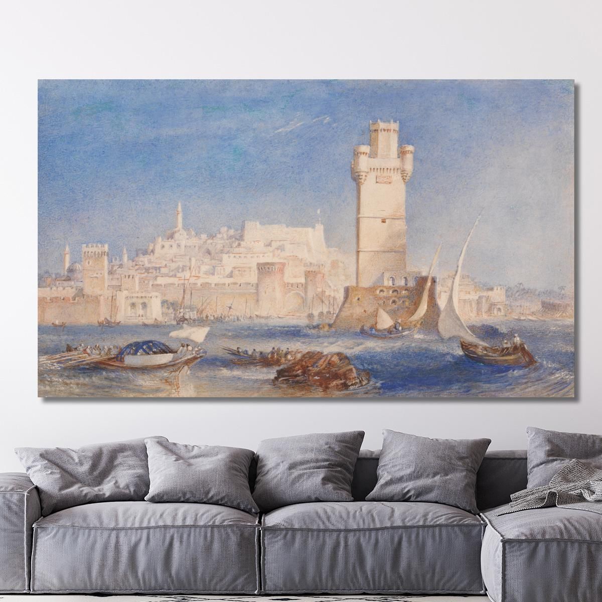 Rhodes Joseph Mallord William Turner jwt95 canvas print 