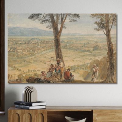 Rome From Monte Mario Joseph Mallord William Turner jwt96 canvas print 
