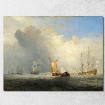 Rotterdam Ferry-Boat Joseph Mallord William Turner jwt97 canvas print 