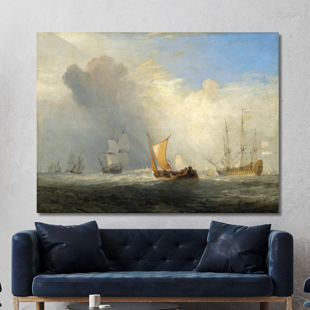 Rotterdam Ferry-Boat Joseph Mallord William Turner jwt97 canvas print 