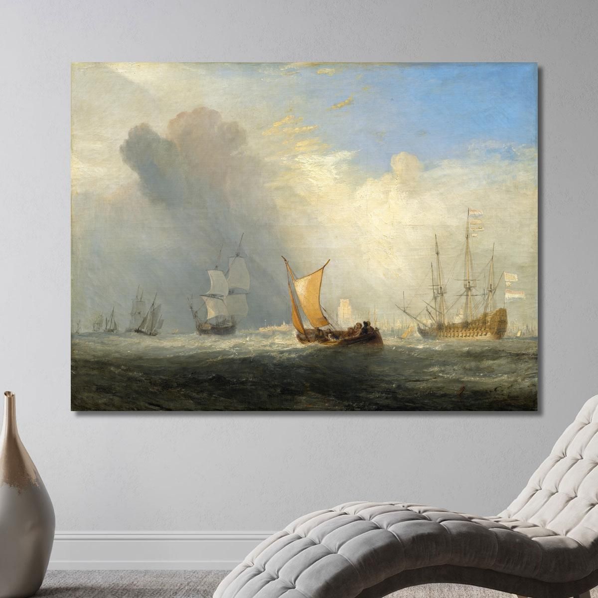 Rotterdam Ferry-Boat Joseph Mallord William Turner jwt97 canvas print 
