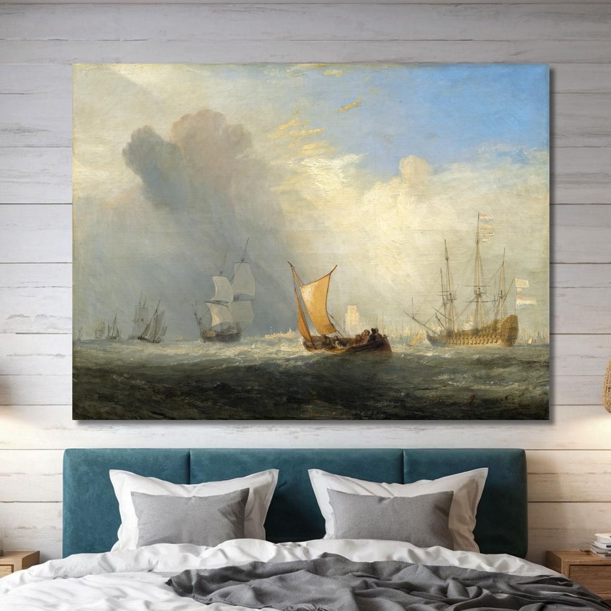 Rotterdam Ferry-Boat Joseph Mallord William Turner jwt97 canvas print 