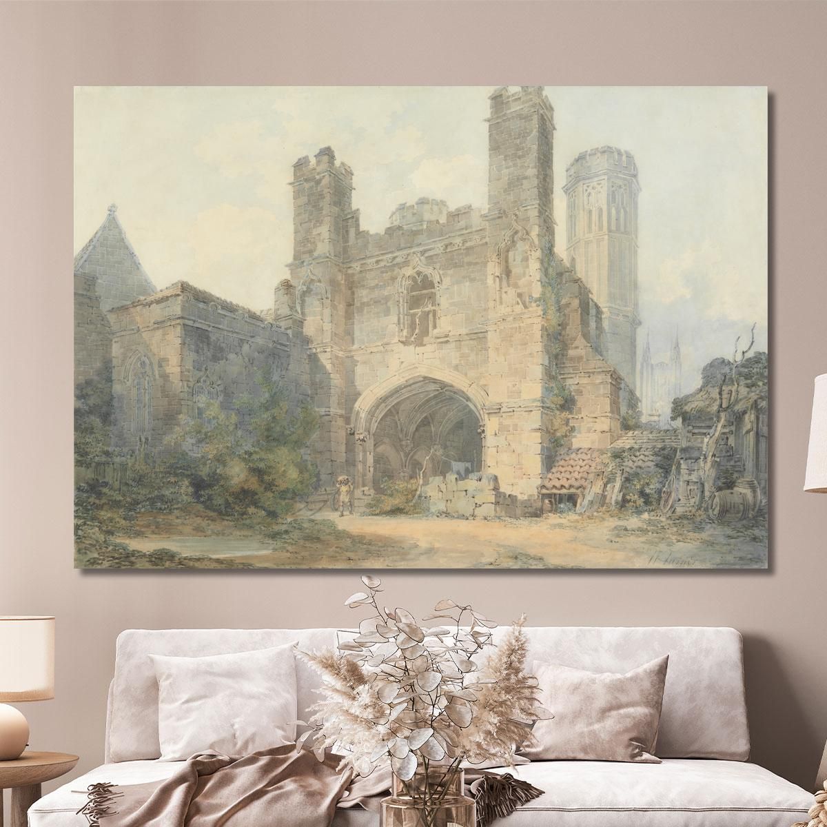 Saint Augustine'S Gate Canterbury Joseph Mallord William Turner jwt99 canvas print 