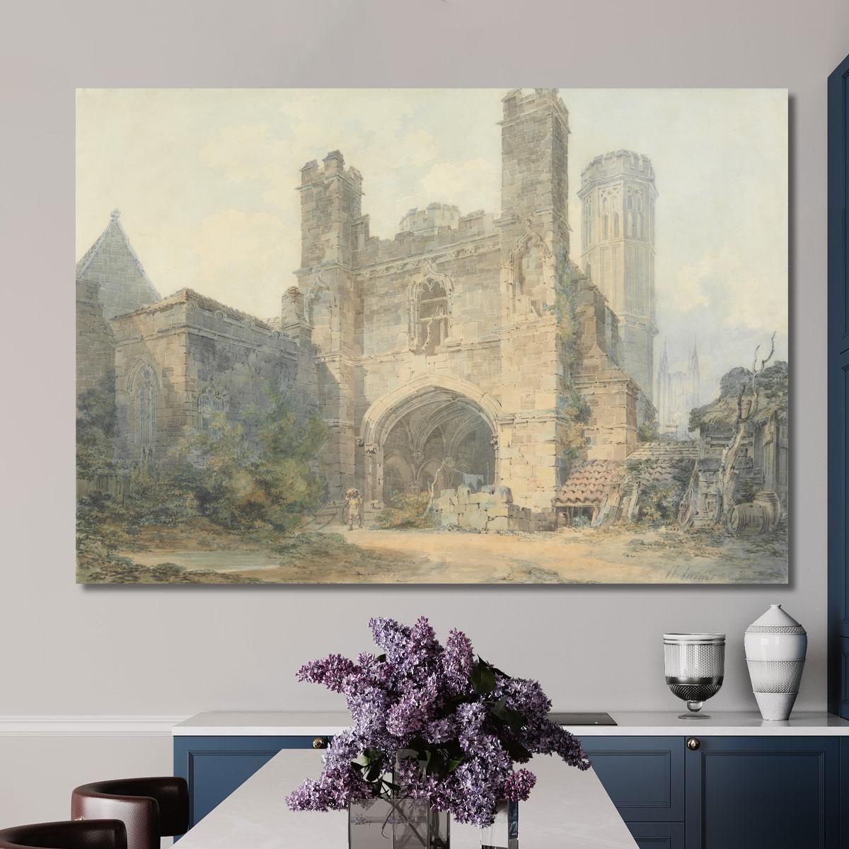 Saint Augustine'S Gate Canterbury Joseph Mallord William Turner jwt99 canvas print 
