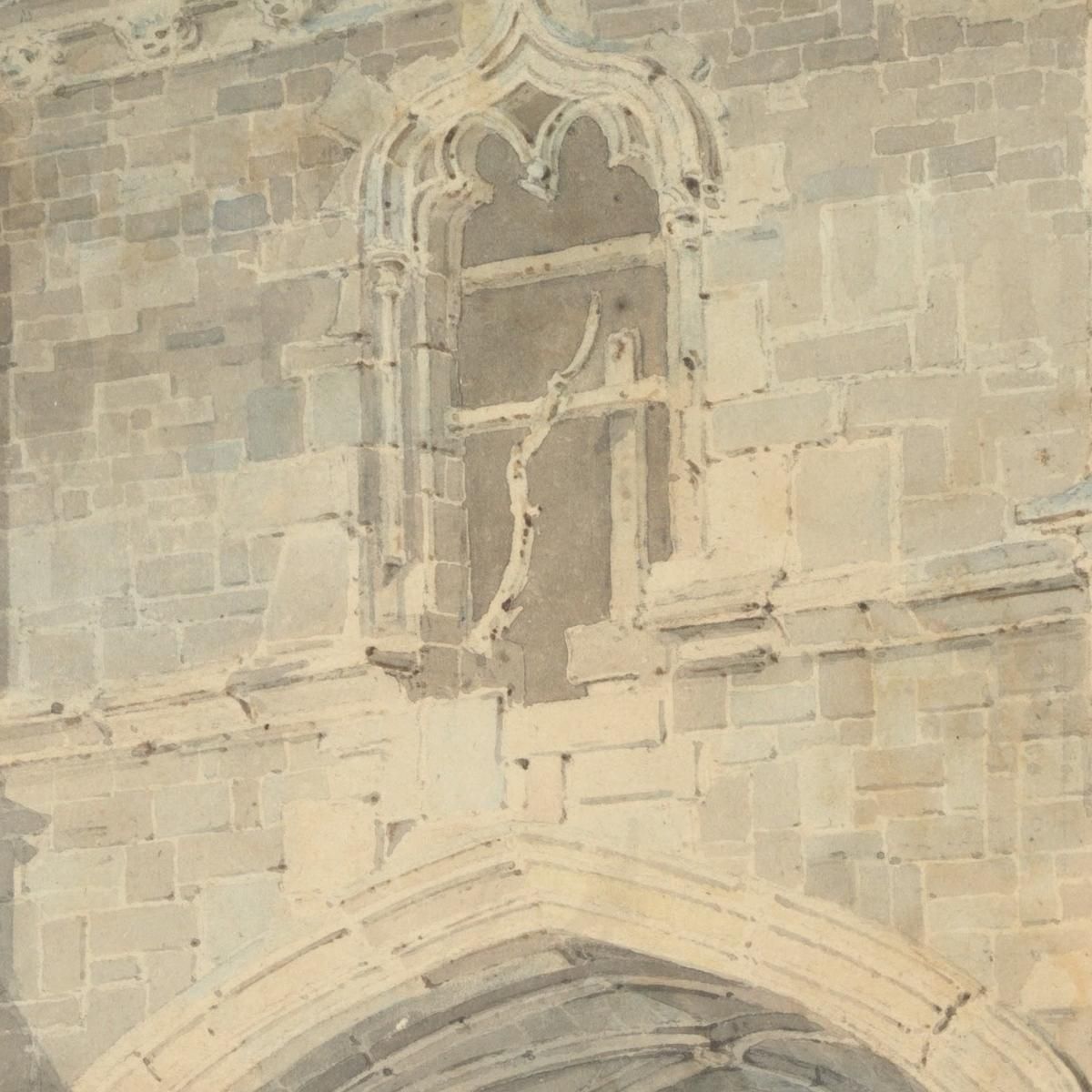 Saint Augustine'S Gate Canterbury Joseph Mallord William Turner jwt99 canvas print