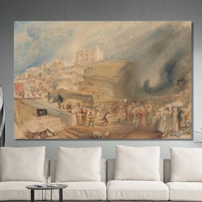 Saint Catherine'S Hill Guildford Surrey Joseph Mallord William Turner jwt100 canvas print 