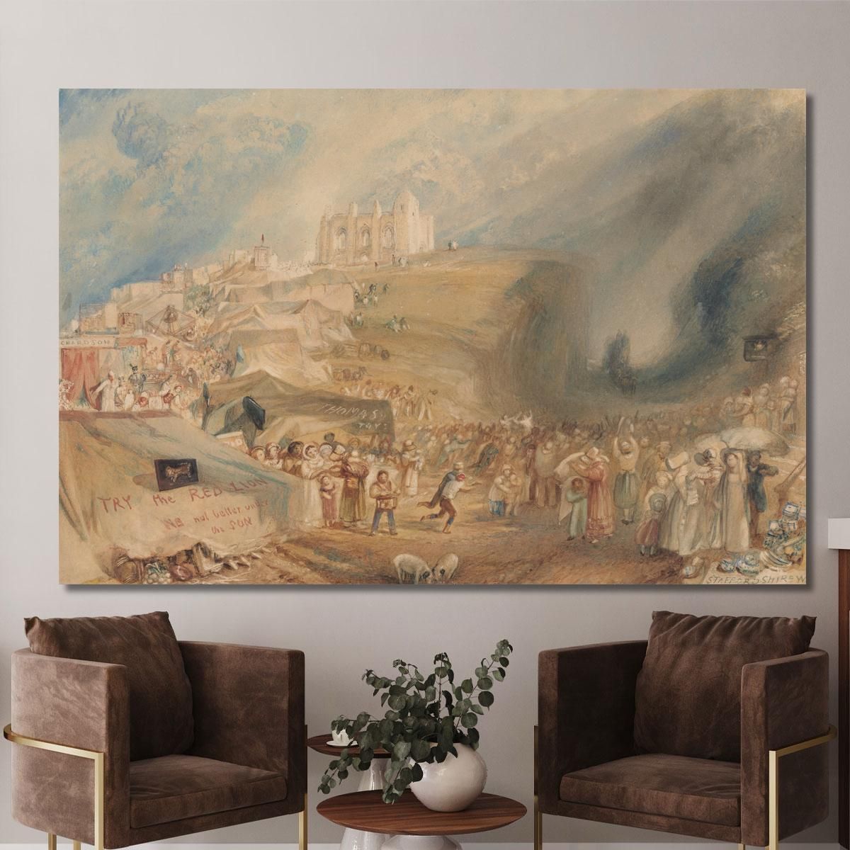 Saint Catherine'S Hill Guildford Surrey Joseph Mallord William Turner jwt100 canvas print 