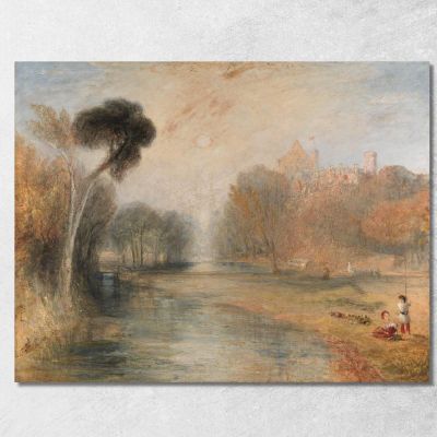 Schloss Rosenau Coburg Joseph Mallord William Turner jwt104 canvas print 