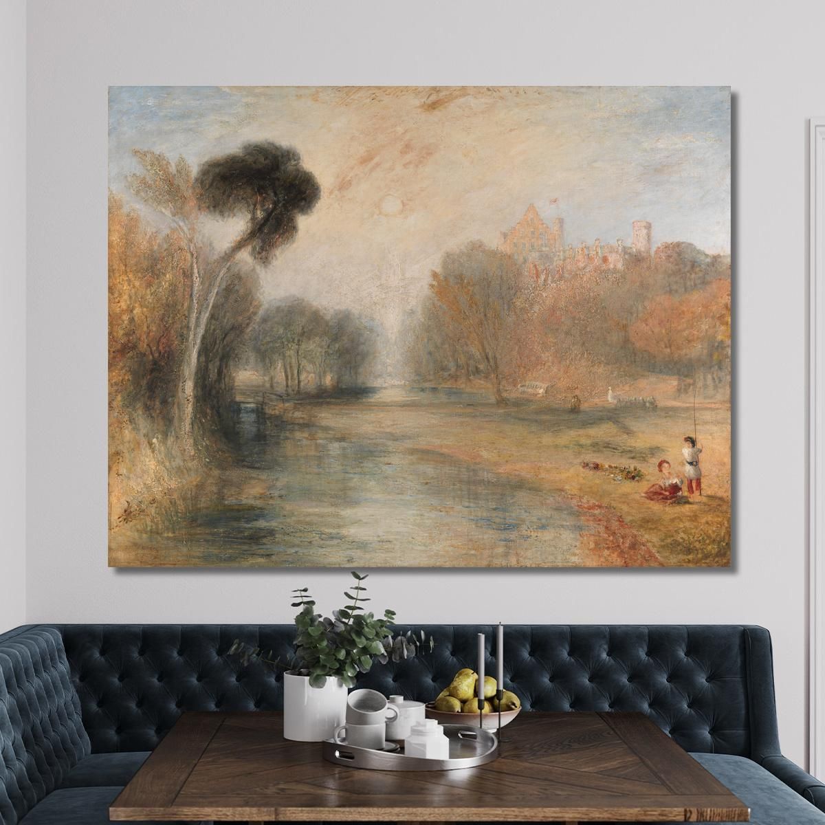 Schloss Rosenau Coburg Joseph Mallord William Turner jwt104 canvas print 