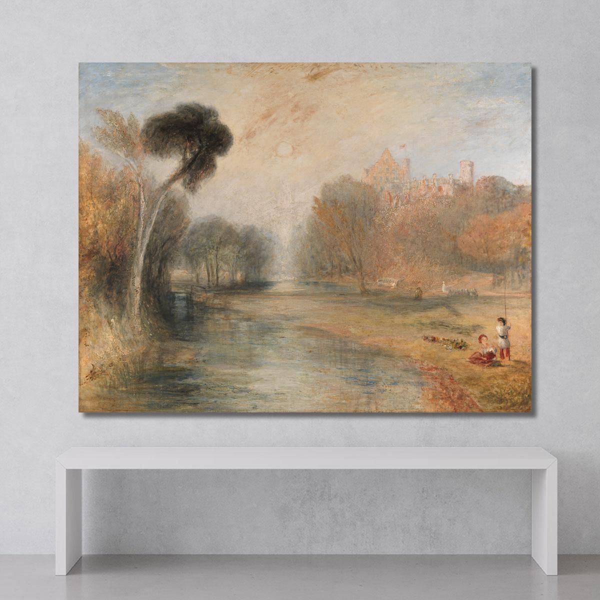 Schloss Rosenau Coburg Joseph Mallord William Turner jwt104 canvas print 