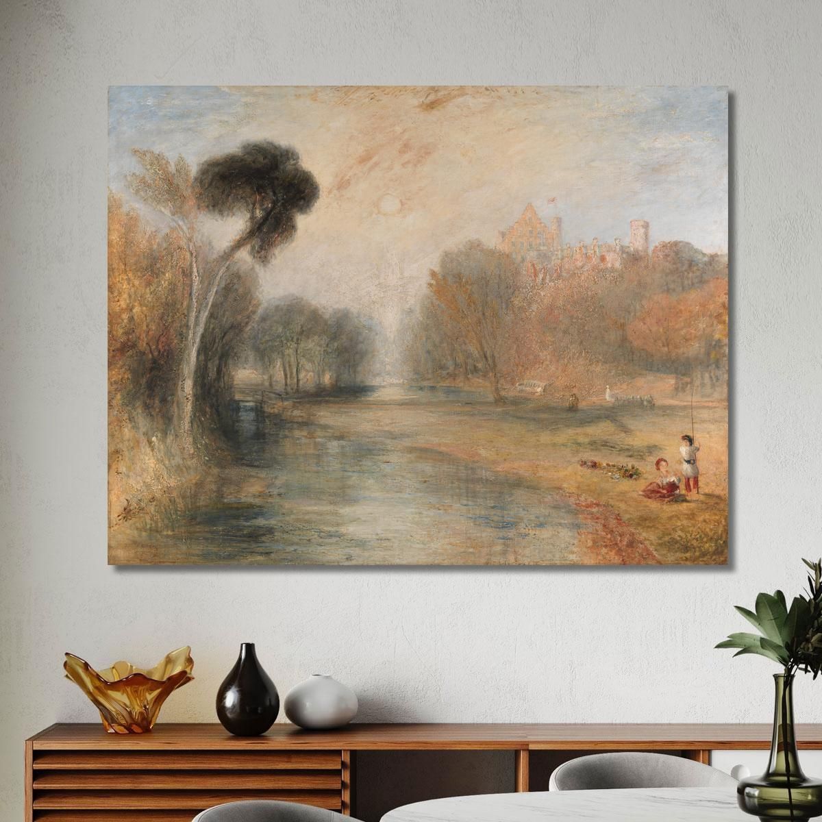 Schloss Rosenau Coburg Joseph Mallord William Turner jwt104 canvas print 